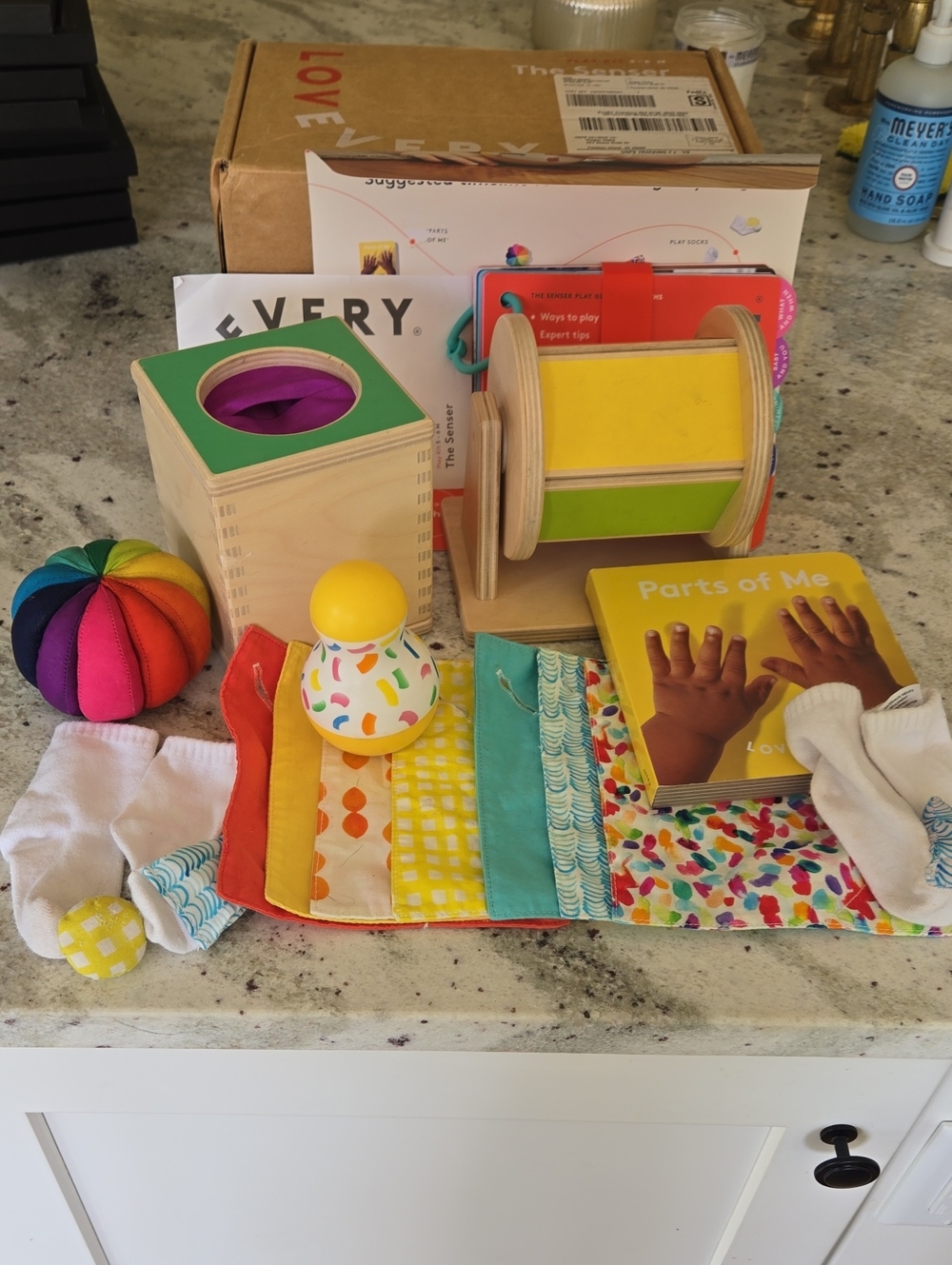 Lovevery Multi-Color Sensory Play Set for Toddlers